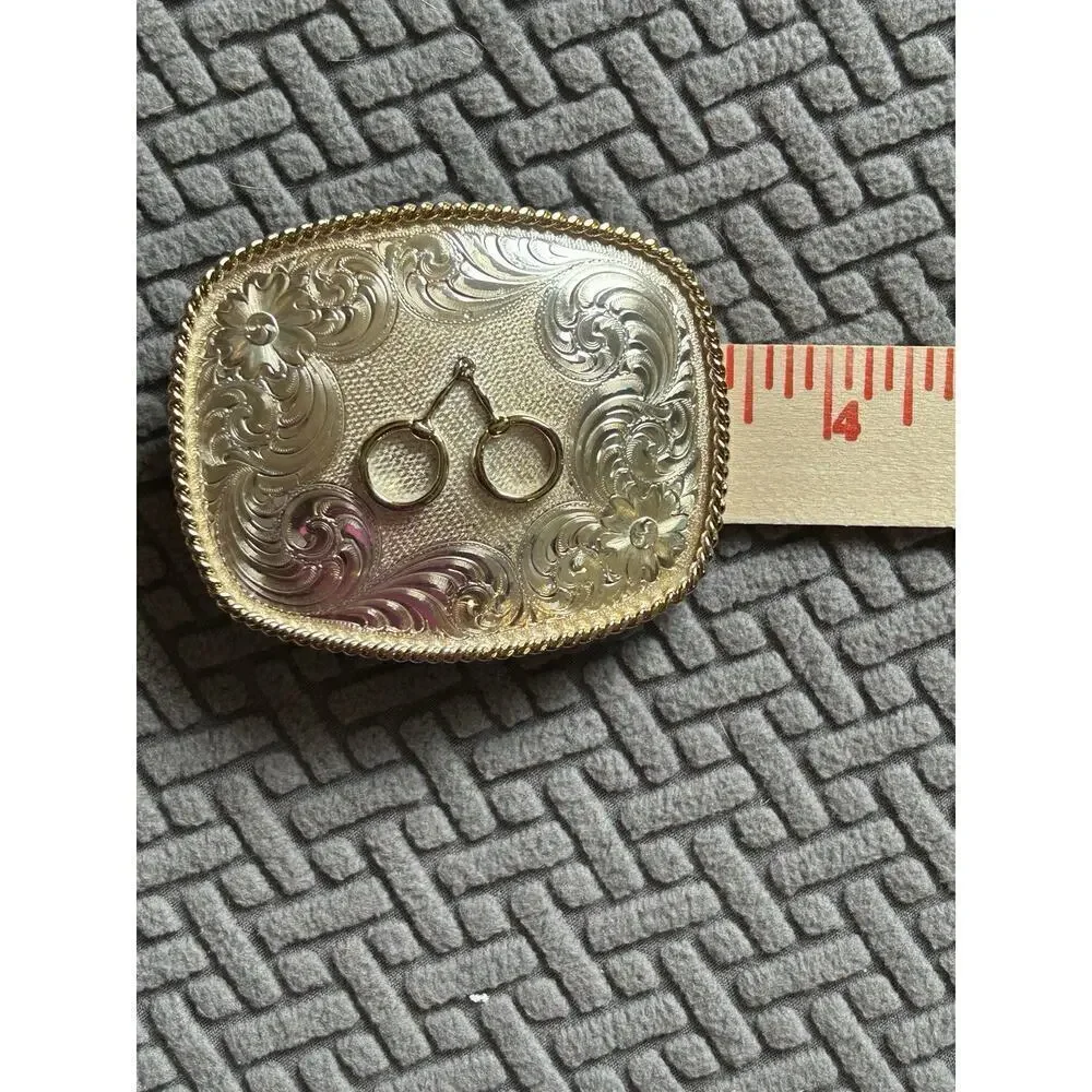 Montana Silversmiths Vintage Horse Snaffle Bit Belt Buckle Headstall Bridle